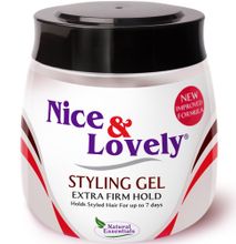 Nice & Lovely Extra Firm Hold Styling Gel 135g